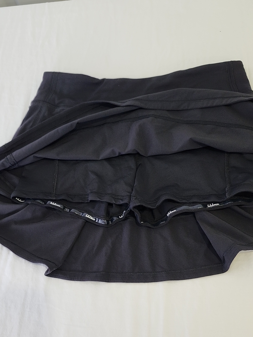 Lululemon Women's Pace Rival Skort Black Sz 6 Tall Athletic Tennis Running Long - Picture 6 of 8